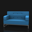 Blaues Sofa