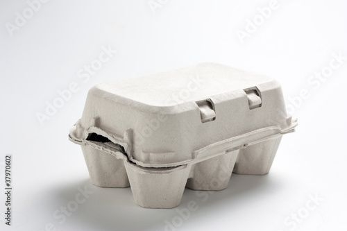 Photo: Closed egg box Closed egg box