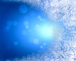 Winter background with white snowflakes Winter background with white snowflakes