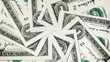 Rotating dollar bills (seamless loop) Rotating dollar bills (seamless loop)