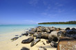 Beautiful beach at Papetoai, Moorea