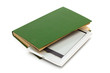 Photo: reader and old book reader and old book