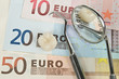 Zahnarztinstrumente, Krone, Banknoten