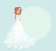 Beautiful bride card