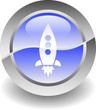 Rocket shiny icon