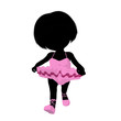 Illustration: Little Ballerina Girl Illustration Silhouette Little Ballerina Girl Illustration Silhouette