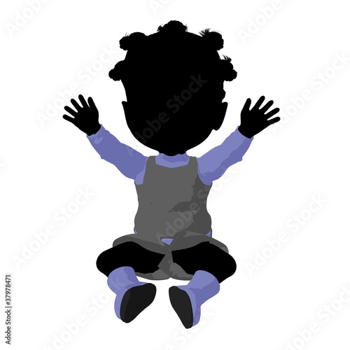 Illustration: Little African American Go Go Dancer Girl Illustration Little African American Go Go Dancer Girl Illustration