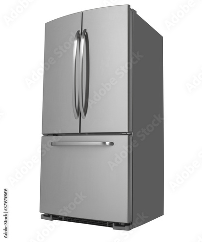 Photo: Three Door Refrigerator facing left Three Door Refrigerator facing left