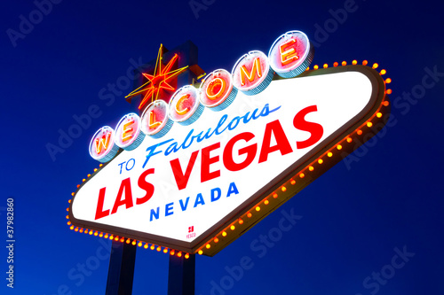 Foto: Welcome to Fabulous Las Vegas sign Welcome to Fabulous Las Vegas sign