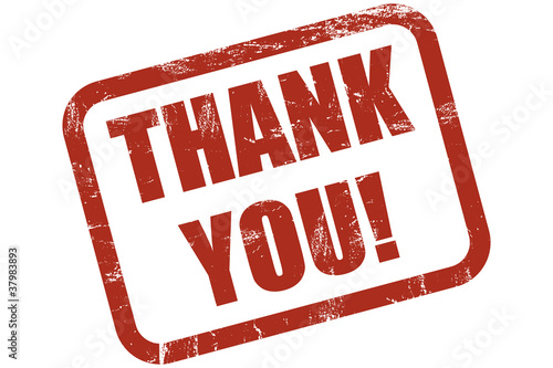 Illustration: Grunge Stempel rot THANK YOU! Grunge Stempel rot THANK YOU!