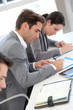 Commerciaux passant des examens Commerciaux passant des examens