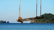 Swings on a tropical beach