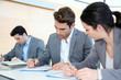 Commerciaux passant des examens Commerciaux passant des examens