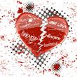 love sickness  and heartbreak concept, vector illustration