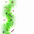 Background with traditional Christmas decoration