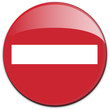 Button als Verbotszeichen