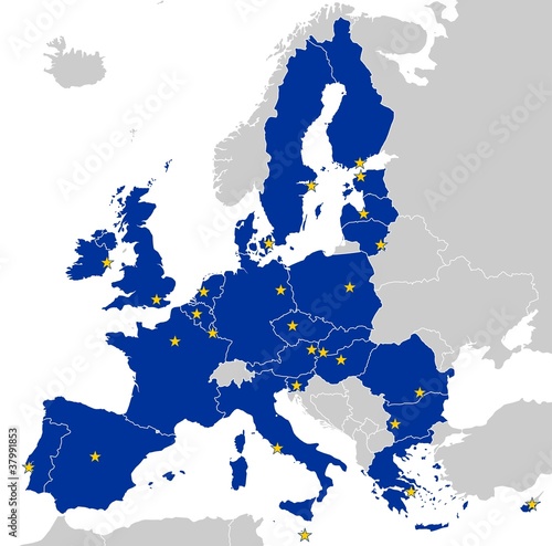 Vector: European Union Map European Union Map