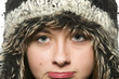 pouting teenage girl