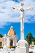 Crucifixion of Jesus on the Colon cemetery in Havana