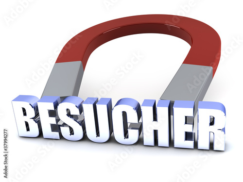 Illustration: Besucher - Magnet Besucher - Magnet