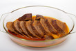Deer roast with sauce