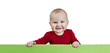 Foto: young child holding green sign young child holding green sign
