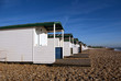Beach huts in England