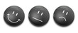 Schwarze Smileys
