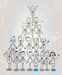 Vector: Success Organization chart Success Organization chart