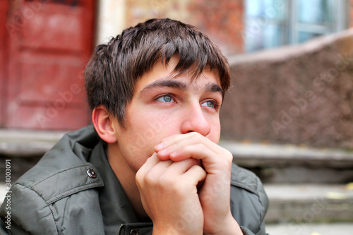 Photo: sad young man sad young man