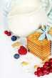 milk and biscuits