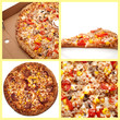 pizza collage