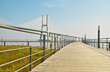 Steg an der Vasco da Gama-Brücke