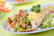 Überbackene Chicken Wraps