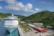 Cruise Ship at Port of St. Thomas, US Virgin Islands