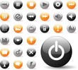 Glossy Icon Set for Web Applications - Vector Glossy Icon Set for Web Applications - Vector