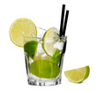 Cocktail isolated on white