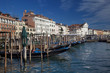 Venice cityscape with gondolas. Venice cityscape with gondolas.
