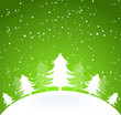 Vector illustration of Xmas tree