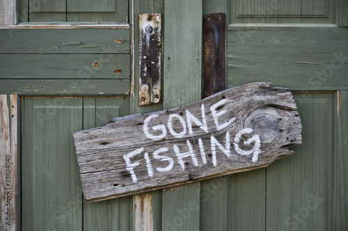 Photo: Gone Fishing. Gone Fishing.