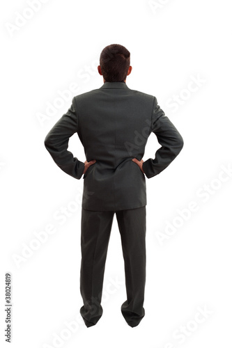 Photo: Man Standing Backwards Man Standing Backwards