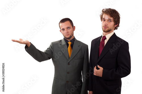 Photo: Two man standing Two man standing