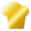 Kochmütze gold