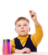Boy drawing