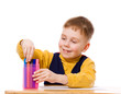Boy drawing
