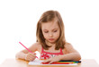 Girl drawing