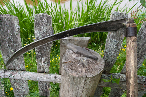 Photo: sharpen scythe sharpen scythe