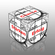 Illustration: Stärken - Chancen - Erfolg Stärken - Chancen - Erfolg