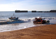Fishing boat returning