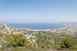 Views of Javea town from Montgo Massif, Alicante, Spain